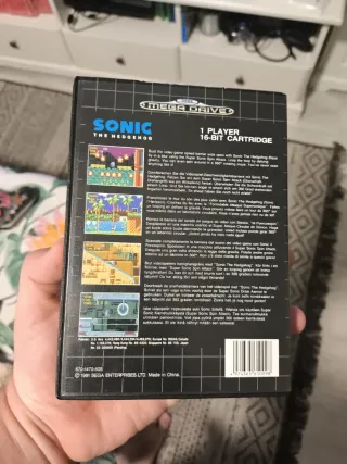 Sonic The Hedgehog Sega Mega Drive