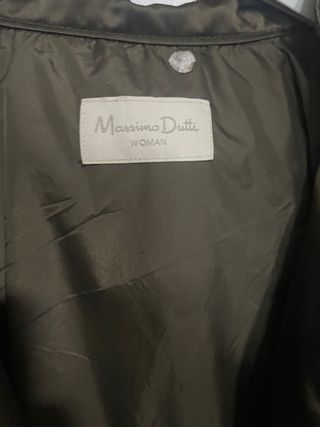 Parka Massimo Dutti Verde Oliva