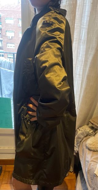 Parka Massimo Dutti Verde Oliva