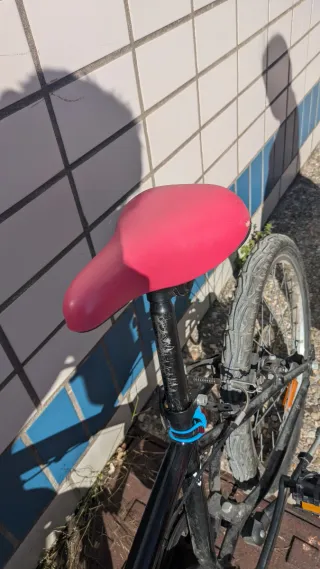 Bicicleta BTWIN 20 Rosa y Negra