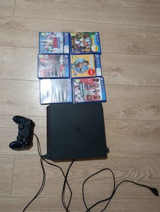 PS4 (PlayStation 4) + 6 Juegos + Mando