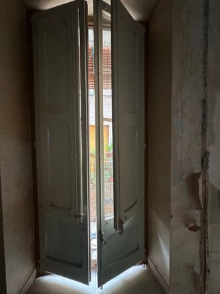 3 Ventanas madera estilo vintage