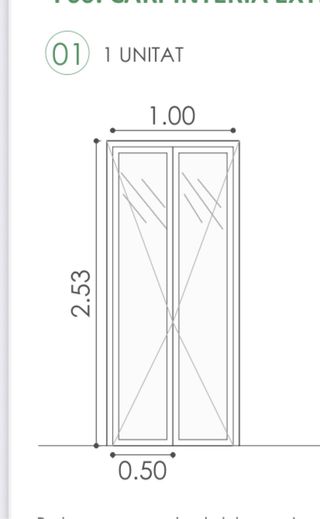 3 Ventanas madera estilo vintage