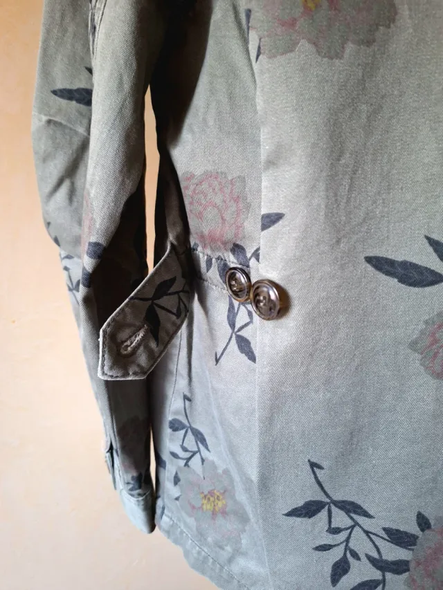 Sobrecamisa chaqueta  verde militar Talla M