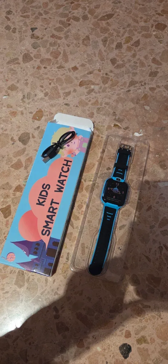 Smartwatch Infantil Azul y Negro