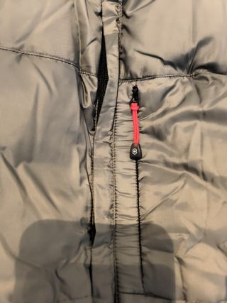 Chaqueta Plumas Victorinox Talla M gris plateado. 