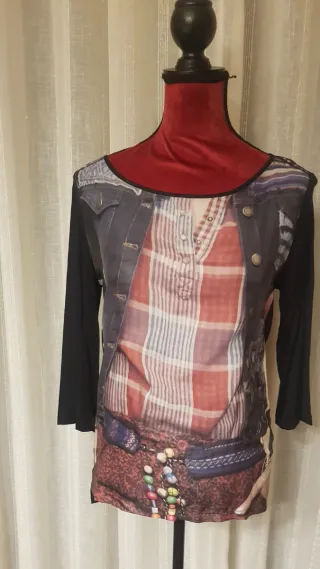 Camiseta Desigual Talla M Estampado