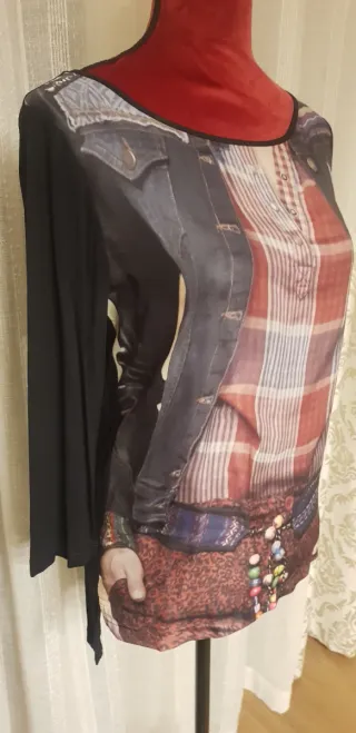 Camiseta Desigual Talla M Estampado