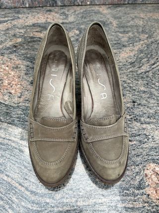 Zapatos Unisa Marrones Talla 38