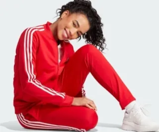 M Chandal Deportivo Adidas Rojo y Blanco