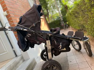 Carro doble para niños