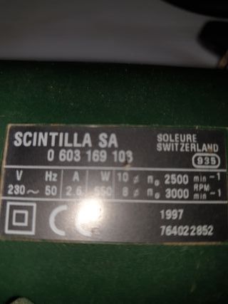 Taladro Bosch CSB 550-2 con maletín