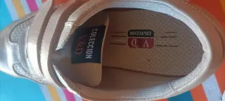 Zapatos con cuña y velcro talla 39