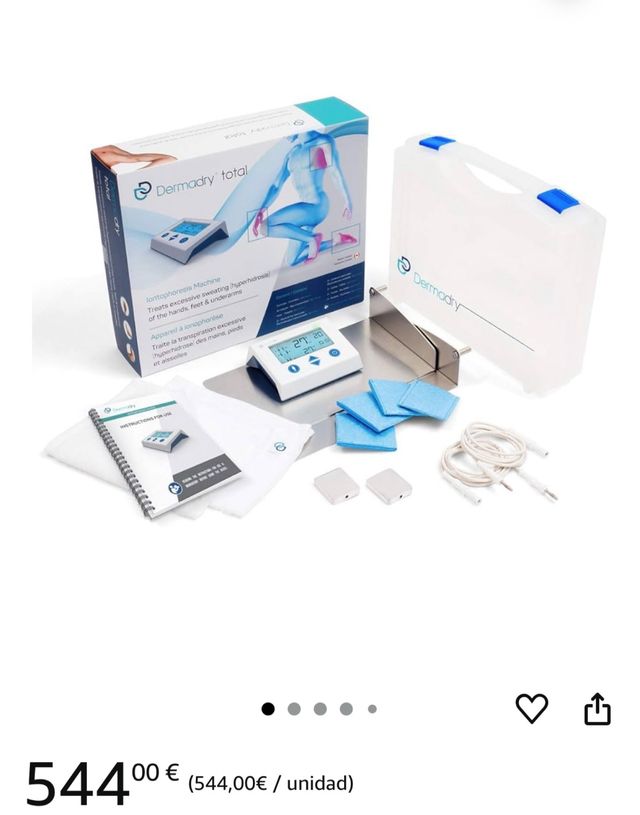 Dermadry Total Máquina Iontoforesis