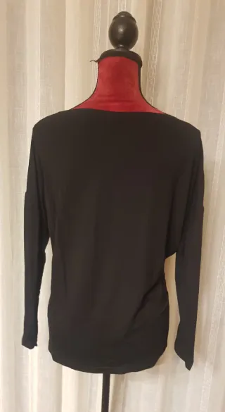 Camiseta Alba Conde Manga Caída Estampada