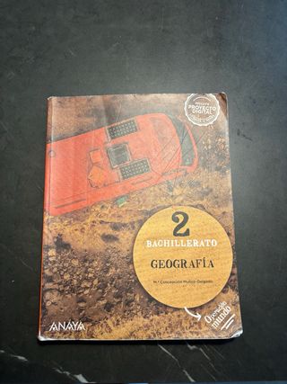 libro Geografía 2 bachillerato 