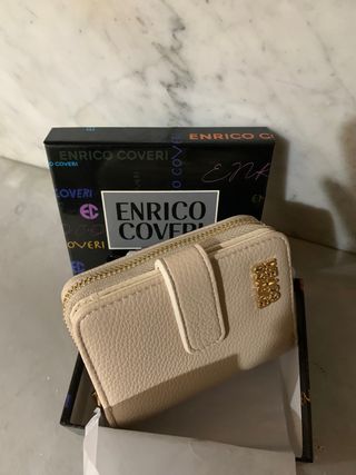 Portafoglio Enrico Coveri Beige Oro
