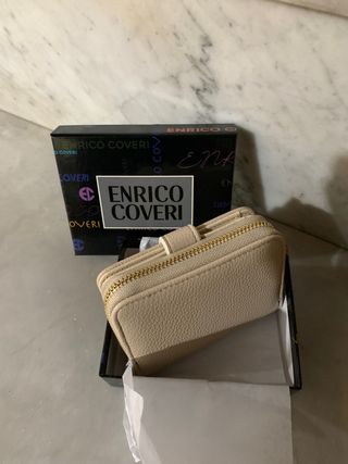 Portafoglio Enrico Coveri Beige Oro