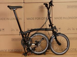 Bicicleta Brompton Negra 6v.