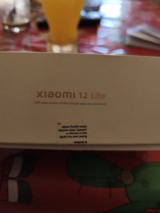 Telefono cellulare Xiaomi 12 Lite nero/rosso