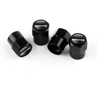 4 Tapones Válvula AMG Negro Mercedes-Benz
