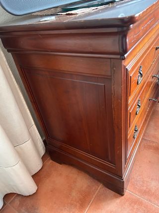 Cómoda madera cerezo macizo
