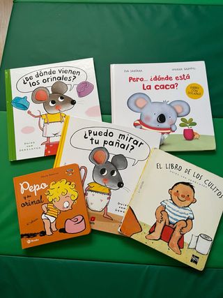 el libro de los culitos
Pepo y su orinal
etc