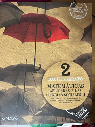 Matemáticas aplicadas a las Ciencias Sociales II.