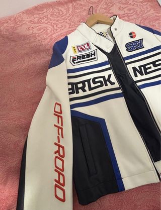 Cazadora juvenil imitación piel