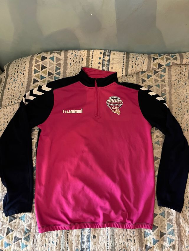 Sudadera Hummel Atlético Valladolid Rosa/Negra
