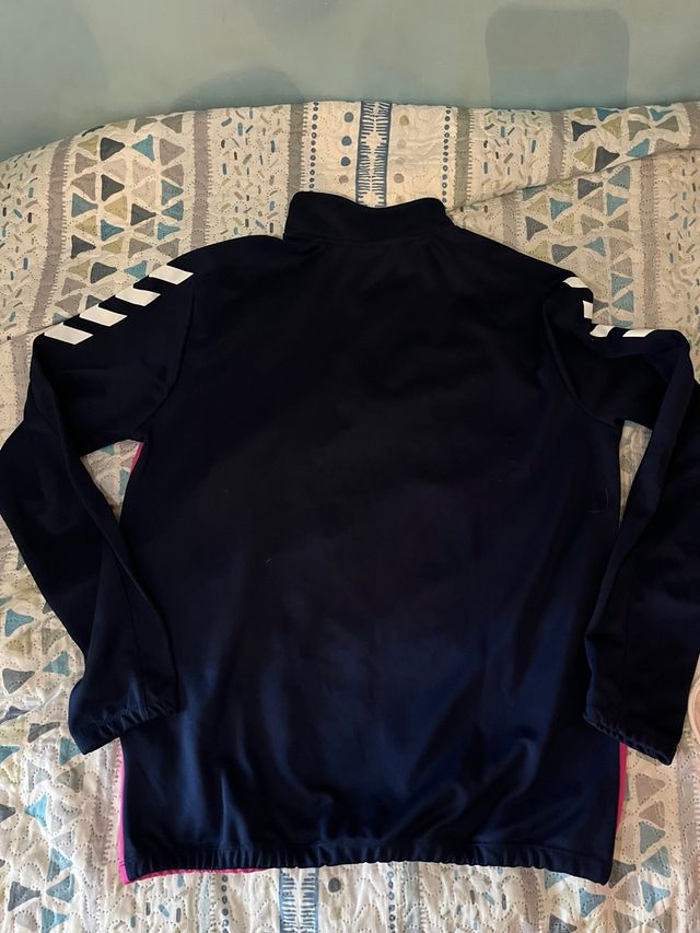 Sudadera Hummel Atlético Valladolid Rosa/Negra