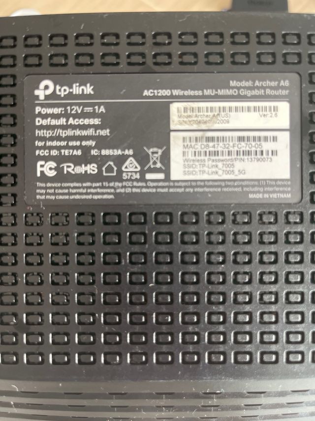 Router TP-Link Negro