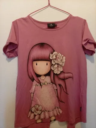 Camiseta Santoro Talla S Rosa