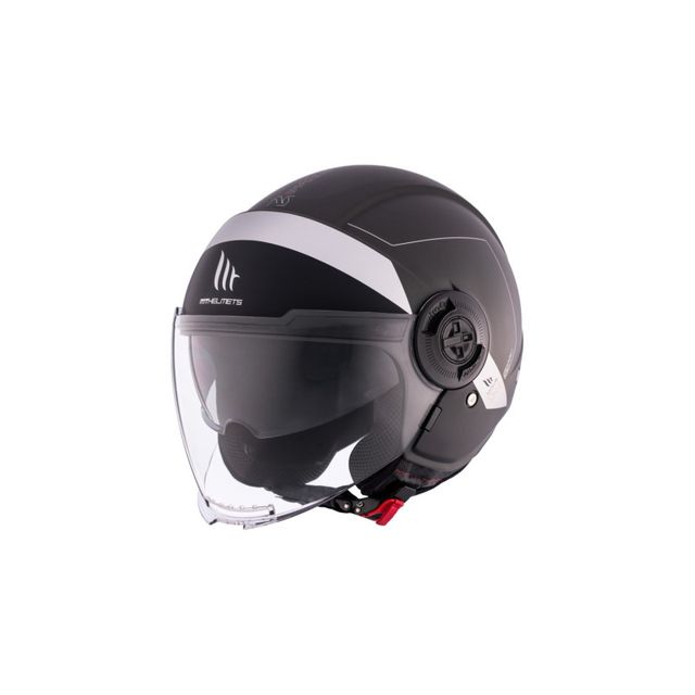 Casco Jet MT Viale SV Gris Mate