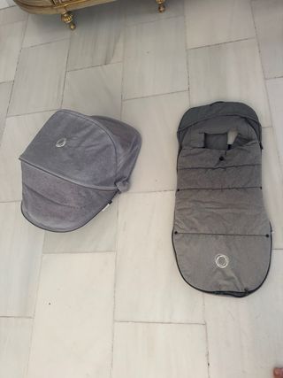 Saco y capota Bugaboo Camaleón 3 gris