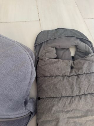 Saco y capota Bugaboo Camaleón 3 gris