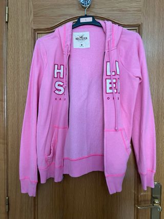 Sudadera Hollister rosa talla M