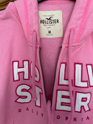 Sudadera Hollister rosa talla M