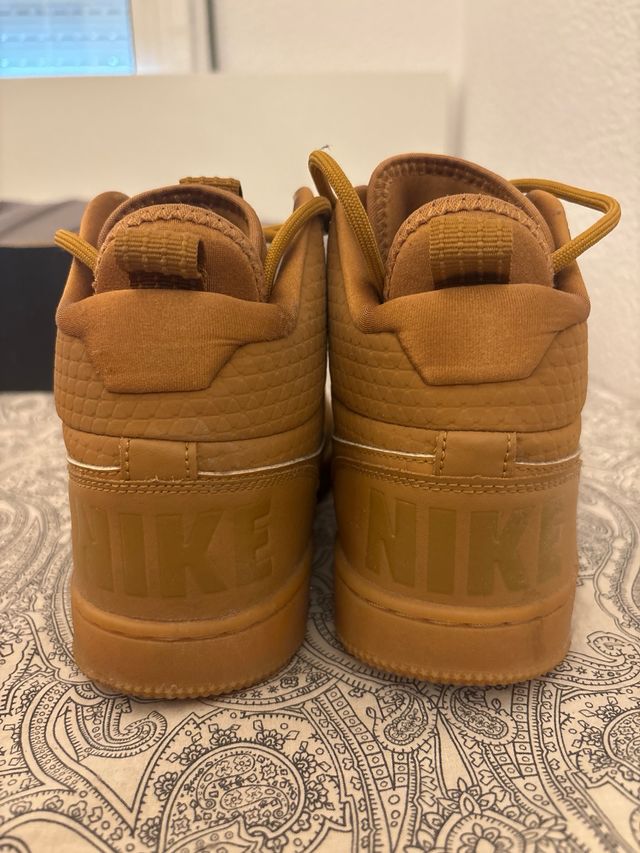 Zapatos Nike Court Borough Mid Beige/Marrón