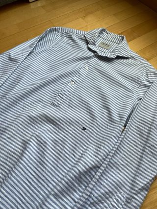 Camisa Silbon Rayas Azules Talla M