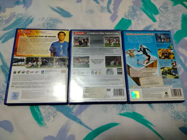 Lote 3 Juegos PS2: PES 6, PES 2008, Los Sims