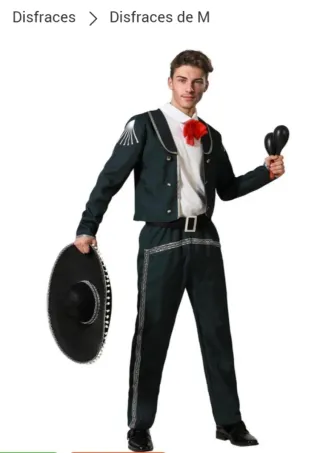 Disfraz Mariachi Mexicano Talla M L
