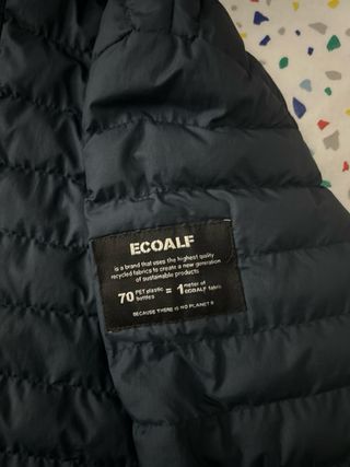 Plumífero Ecoalf azul marino T8