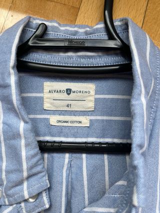 Camisa Alvaro Moreno Rayas Azules Talla M
