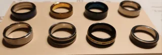 Lote 8 Anillos Hombre