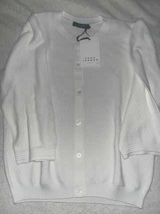 Blusa Tara Jarmon Blanca Talla XS