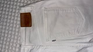 Pantalón Levis Mujer Blanco Pitillo Tiro Alto Tall