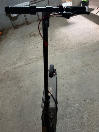 Patinete eléctrico averiado