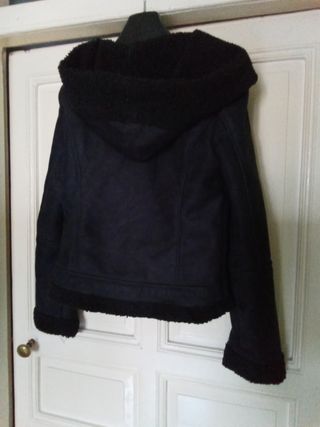 Cazadora Musgo ante sintético mujer