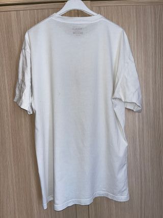 Camiseta Vans Blanca con Rosa Talla M
